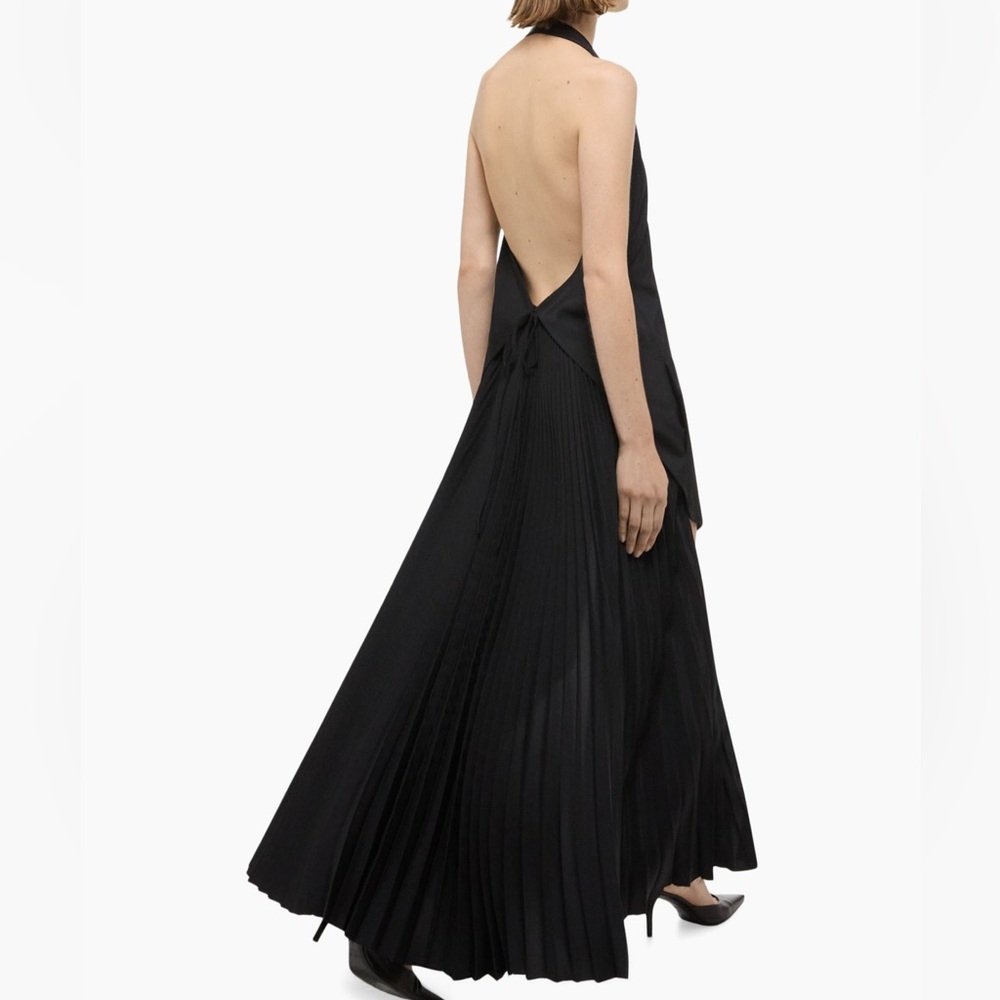 Helmut Lang Pleated High/Low Dress. New with tags - Picture 6 of 8